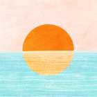 Seaside Sunset Art Print