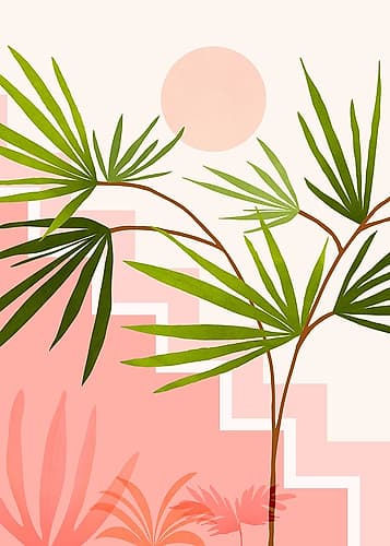 Summer In Belize Minimalist Print