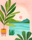 Vacation Views Art Print