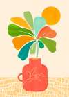 Colorful Leaf 5x7 V2 Art Print
