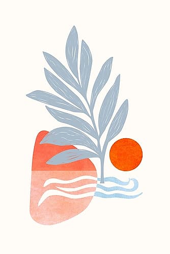 Day Dream Island Beach Print