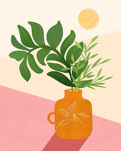 Greenery and Sunlight Art Print
