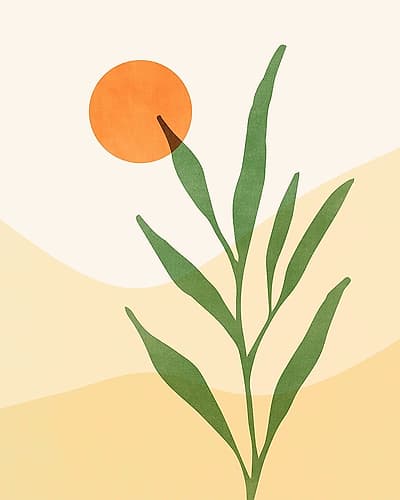 Earth and Sky Nature Print