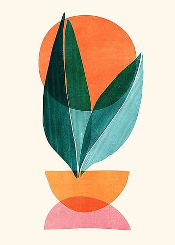 Nature Stack 1 Minimalist Print