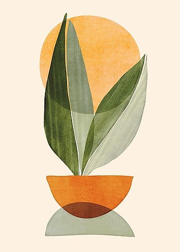 Nature Stack 2 Abstract Art Print