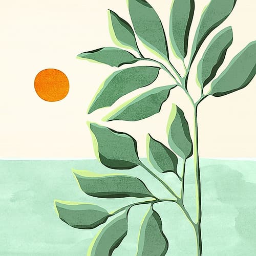Sunset At the Beach House No2 Beach Print