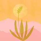 Southwest Sunset Sq Art Print
