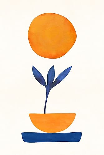 Sunny Sprout 2 Nature Print