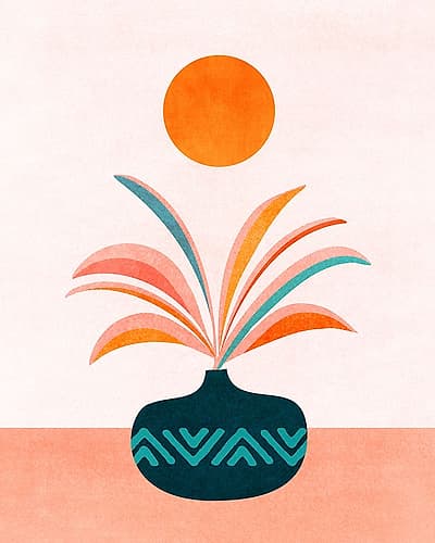 Sun Worship 1 Minimalist Print