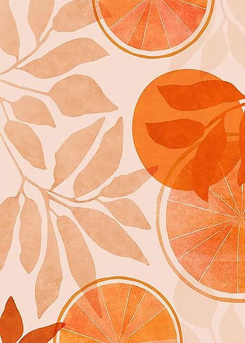 Citrus Collage 5x7 Food Print