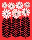 80s Floral 4 Art Print