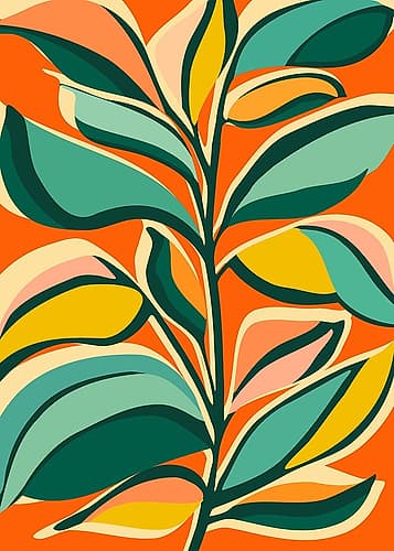Celebration 2 Abstract Series.png Art Print