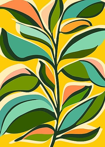 Celebration 1 Abstract Series.png Art Print