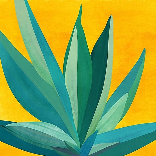 Colorful Agave 6 Art Print