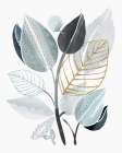 Forest Bouquet Collage 3 Art Print