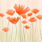 Red Poppy Meadow 2 Art Print