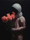 Loving Astronaut Art Print