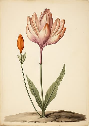 Vintage Flower Art Print