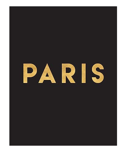 1 Gold On Black City Names 64 Signs Print