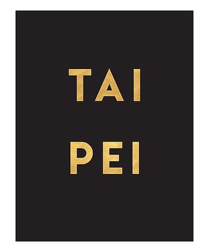 1 Gold On Black City Names 85 Signs Print