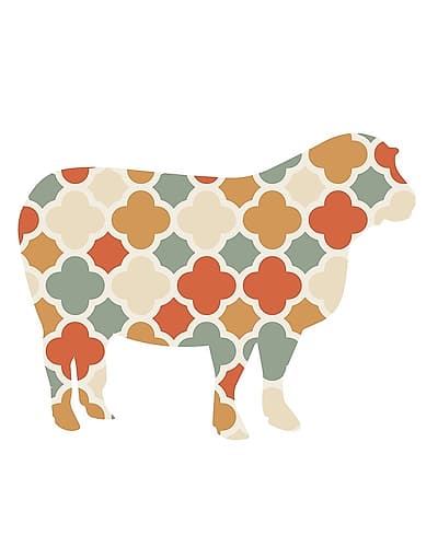 1 Animal Patterns 46 Art Print