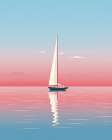 Sailing In Peace.png Coastal Print