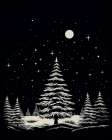 Quite Night.png Art Print