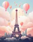 Paris In Pastel.png Art Print