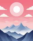 Pink Summit.png Art Print