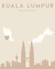 City Heart Maps 37 Art Print