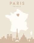 City Heart Maps 64 Art Print