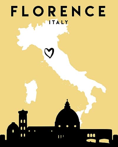 City Love Maps 30 Minimalist Print