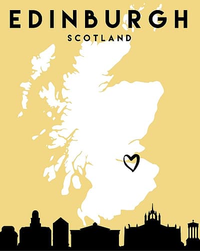 City Love Maps 29 Minimalist Print