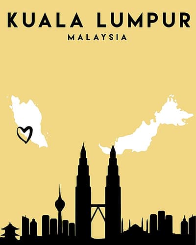 City Love Maps 37 Architecture Print