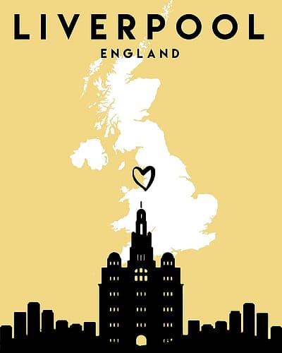 City Love Maps 40 Architecture Print