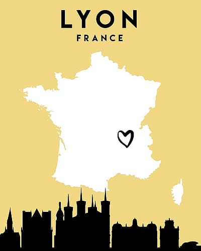 City Love Maps 43 Minimalist Print