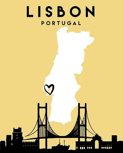 City Love Maps 39 Minimalist Print