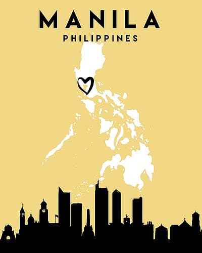 City Love Maps 46 Minimalist Print