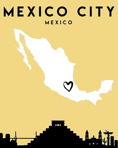 City Love Maps 52 Minimalist Print
