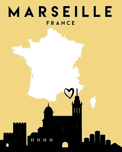 City Love Maps 48 Minimalist Print