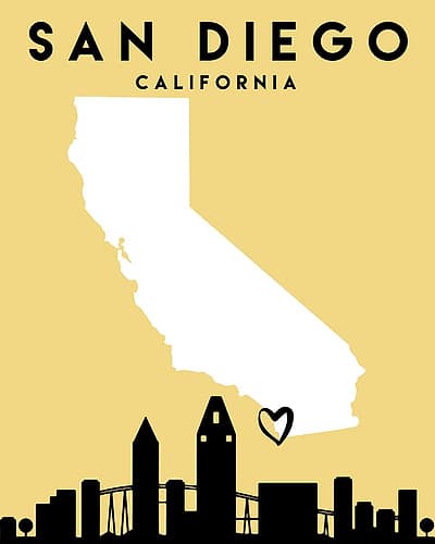 City Love Maps 74 Architecture Print