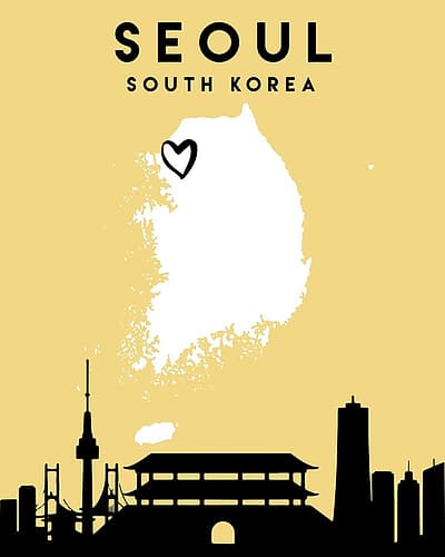 City Love Maps 79 Minimalist Print
