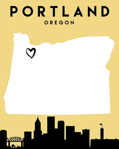 City Love Maps 68 Minimalist Print