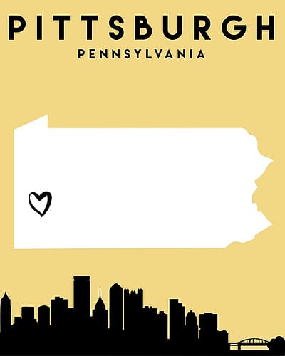 City Love Maps 67 Architecture Print