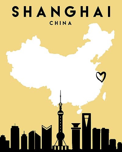 City Love Maps 80 Architecture Print