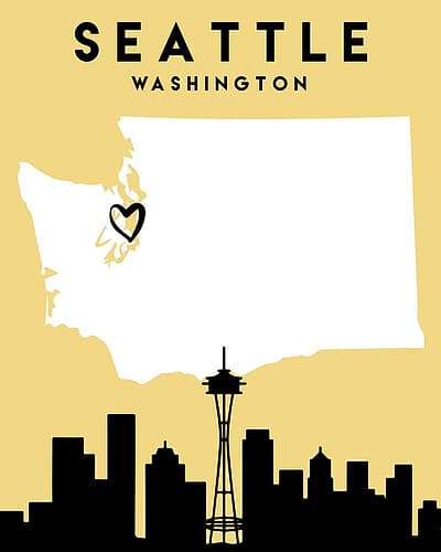 City Love Maps 78 Architecture Print