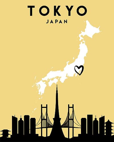 City Love Maps 88 Minimalist Print