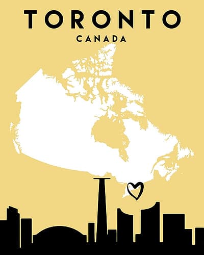 City Love Maps 89 Minimalist Print