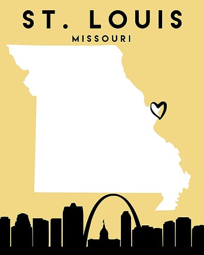 City Love Maps 82 Minimalist Print