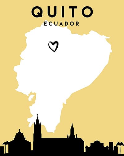 City Love Maps 70 Minimalist Print